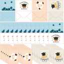 48 Pcs Graduation Envelopes 6.3 x 4.3 Inches 4 Assorted Holiday Envelopes for Greeting Cards Holiday Invitations Supplies(Graduation)