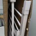 Mumeasy 29.7-57" Extra Wide Baby Gate, Auto Close Large Dog Gate for Doorways, No Drilling Pressure Mounted Pet Safety Gate for Stairs, Easy Walk Through Child Gate for Hallways, House, Indoor, White