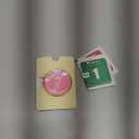 OnTheGrip Cute Natural Seashell Design Round Shape Collapsible Mobile Phone Grip Stand Holder for Smartphone Tablet Cell Phone Accessory (Peach)