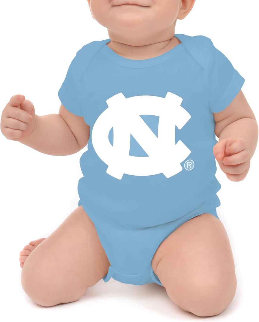Little King NCAA Short Sleeve Romper-Big Logo 100% Cotton- 12M 