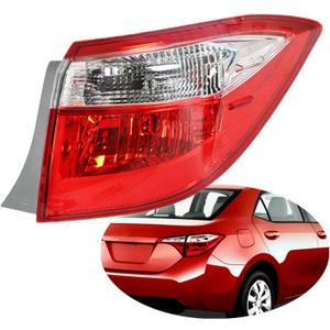 1-Pack RH Tail Light Assembly Replacement for 2014 2015 2016 Corolla Passenger Side 8155002751
