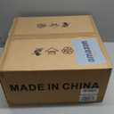 20" Boho Ceiling Fan with Light, Rattan Caged Flush Mount Ceiling Fan with Light Remote Control, Enclosed with 6 Speeds for Bedroom, Living Room, Foyer, Nursery (Beige)