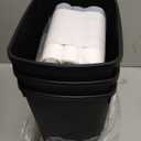 KSSKSS 3 Pack Bathroom Small Trash Can with Lid, 2.6 Gallon Slim Garbage Bin with Pop-Up Lid, 10L Plastic Wastebasket for Bedroom, Office, Kitchen, Toilet (Matte Black)