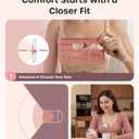 Nuliie 3-in-1 Flange Sizing Kit 13/15/17/19/21mm for 24mm Electric Double Breast Pump Flange/Shield, 10PCS Silicone Flange Inserts to Boost Pumping Efficiency & Comfort, BPA-Free Essential for Moms