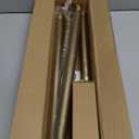 YNL Tension Shower Curtain Rod 34-66 Inch, Adjustable Spring Tension Curtain Rod No Drilling, Non-Slip, Never Rust, Stainless Steel, for Small Window Laundry Door Entryway, Gold