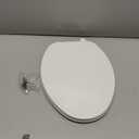 Bemis 170 Durable Plastic Toilet Seat, Elongated, White