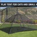 Outback Jack Cat Tent Large for Outdoor or Indoor Enclosures - Portable Playhouse Play Tents for Outside or Inside Cats & Small Animals, Kitten House Happy Habitat