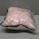 4 Pieces Tufted Dots Toddler Bedding Set Solid Pink Jacquard Pom Pom Tufts, Soft and Embroidery Shabby Chic Boho Design for Baby Girls, Includes Comforter, Flat Sheet, Fitted Sheet and Pillowcase