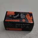 10mil Nitrile-Gloves Disposable-Black Chemical-Resistant Rubber - Mechanic Gloves Heavy Duty, Latex Free, Diamond Grip (100, X-Large)