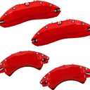AOOA Caliper Covers Red Aluminum Brake Caliper Covers Fit for Toyota 4 Runner 2006-2024front and rear