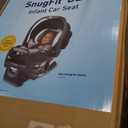 Graco SnugRide SnugFit DLX Infant Car Seat, Baby Car Seat Rear Facing with Anti Rebound Bar, Carseat with Adjustable Base and 5 Recline Positions, Spencer MFD: 05-19-26