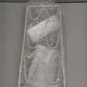 Durmmur 2 Pack Pot Lid Organizer Rack, 6-Tier Pot Lids Holder for Cabinet Door/Wall, No Drilling Adhesive Wall/Door Mounted Rustproof Pot and Pan Cover for Kitchen Storage, White