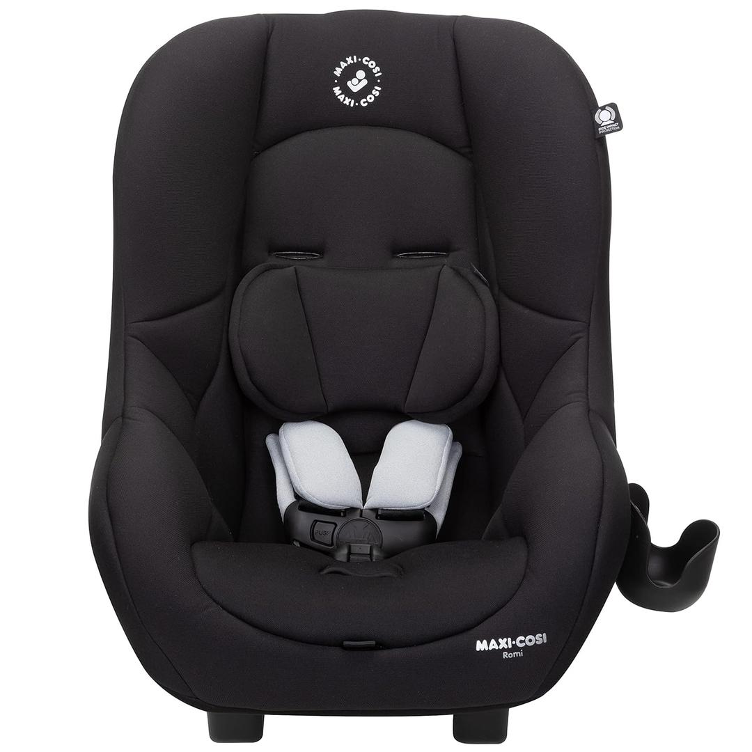 Maxi-Cosi Romi Convertible Car Seat, Converts from Rear Facing Car Seat (5-40 lbs) to Forward Facing Car Seat (22-40 lbs) Essential Black