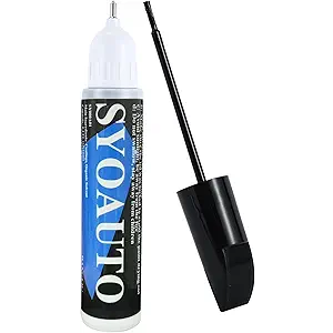 SYOAUTO Black Touch Up Paint for Cars, Auto Touch Up Paint Black Scratch Repair Automotive Black Car Paint Pen 2 in 1 Car Touch Up Paint 0.4 oz