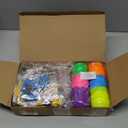 12 Pack 3" Large Filled Easter Eggs with Stem Toy Cars Kids Easter Basket Essential Plastic Surprise Egg Building Blocks 6 in 1 Transform Construction Vehicle Basket Stuffers Boy Egg Hunt Party Favor