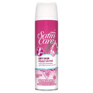 2 x Gillette Satin Care Dry Skin Shaving Gel, 7 oz