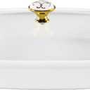 10" x 7" Ceramic Rectangular Casserole Dish with Glass Lid, 1.3 Quart White Serving Soup Tureen,Chafing Dish for Buffet, Family Food preserve Tray, Catering Casserole for Party Style