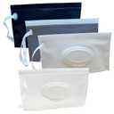 Baby Wet Wipes Pouches, 4 Pcs Baby Wet Wipes Dispensers, Travel Wet Wipes Bags Cases, Reusable Refillable Portable Wipe Carrying Pouches for Baby Adult Teenager