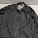 Agnes Orinda Plus Size Shirts for Women Chambray Top Button Down Denim Shirts Tops 2025 3X Black