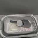 20-23 Lbs Dog Food Storage Container, Collapsible Dog Food Container with Transparent Airtight Lid,Multifunctional Pet Food Storage Container for Dog Cat,Rice,Flour,Pet Food Scoop and Dog Bowl