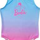 Barbie Swimming Costume | Girls Swimsuit One Piece | Size 6 | Official Merchandise