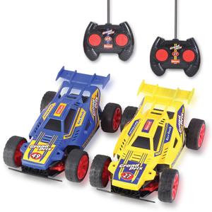 Kidzlane Kids Remote Control Cars  2 Race Cars Racing Together with All-Direction Drive, 35 ft Range - 2 Pack Remote Control Car Set for Kids - Remote Control car for Boys 4-7 & 8-12