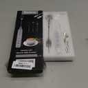 Colarlemo Milk Frother Handheld Rechargeable, Frother Wand Drink Mixer Electric Whisk for Coffee, Detachable With 3 Stainless Whisks, Hand Mixer for Lattes, Cappuccino, Matcha, Egg, No Stand, Silver