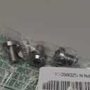 Wanyifa Titanium M10 10 15 20 25 30 35 40 45 50 55 60 mm Torx Head Bolt Screw Pack of 4 (M10x15mm Pitch 1.25mm, Silver)