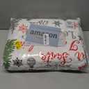 Great Bay Home 2-Piece Christmas Quilt Set with Shams. Reversible Bedspread Coverlet with Holiday Pattern. Carol Collection (Twin/Twin XL)