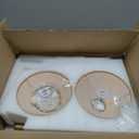 46”Gold Linear Chandelier Rattan Dining Room Light Fixtures Over Table Boho Kitchen Island Lighting Coastal Brass Chandeliers for Dining Room，Kitchen（Minimalist bi-conical Design）