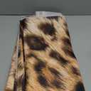 Hookless Shower Curtain, Leopard ,72" W x 75" L