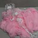 4 Pcs 10FT Blushing Pink Chiffon Table Runners 30x120 Inches Spring Boho Rustic Tulle Sheer Table Runner for Wedding Bridal Baby Shower Birthday Party Decorations