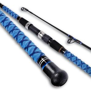 Fiblink Surf Spinning Fishing Rod Carbon Travel Surf Rod 2 Piece Spinning Fishing Rod 11'
