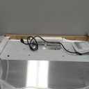 FIREGAS Range Hood 36 inch Under Cabinet, Ducted/Ductless Convertible Kitchen Hood, Stainless Steel Vent Hood with LED Light,2 Speed Exhaust Fan, Silver