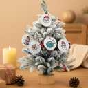 AmazingSpark 64 Pcs Christmas Magic Foam Texture Painting Kit, 36 Pcs Foam Texture Paper Christmas Crafts, 24 Colors Markers Paint 3D Effect DIY Blank Xmas Hanging Ornaments for Gifts