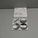 Macaki 20X/30X/40X Magnifying Mirror with Suction Cups and Tweezers Set, 3.5 inches Travel Magnified Makeup Mirror, Black, 3PCS