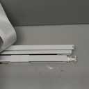 LazBlinds No Drill Zebra Blinds for Windows 32.5" W x 72" H, White