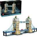 LEGO Architecture Tower Bridge 21067, Building Set for Adults, Ages 18+, Relaxation Activity, Decor for Home Office, 3745 pieces, Gift for Men & Women
