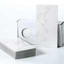 BeNice Peel and Stick Backsplash Large Bathroom Subway Tiles,Kitchen Shower Wall Stickers Waterproof(23Tiles) Cararra White