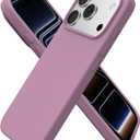 ORNARTO Compatible with iPhone 17 Pro Case 6.3", Slim Liquid Silicone 4 Layers Full Covered Soft Gel Rubber Shockproof Cover, Protective Phone Case for iPhone 17 Pro-Lilac Purple