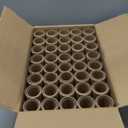 Czoynife 120Pack Brown Cardboard Tubes for Crafts, 1.38x3.98, Bulk Paper Rolls for Kids DIY, Classroom Art Supplies, Holiday Decor