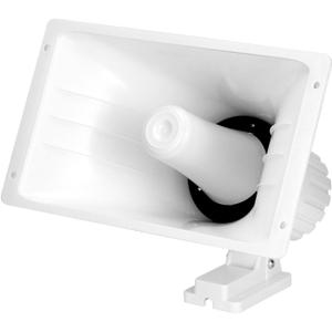 QWORK 50W 8 Ohm PA Horn Speaker  Clear Voice Projection for Warehouse, School & Workshop