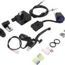 Manual 4WD Actuator Kit Replacement for Suzuki Twin Peaks LT-V700F Kawasaki Brute Force Prairie KVF750 1038-1035-2001, 16172-0039