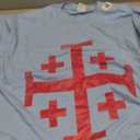 Knight Templar Cross Crusader Deus Vult Jerusalem Cross T-Shirt XXL