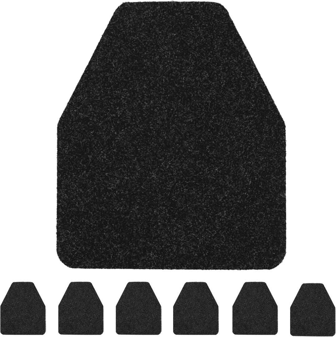 6Pcs Urinal Mats for Men Bathroom Commercial Urinal Floor Mats Urinal Pads for Mens Room Non Slip Splash Toilet Bulk Washable Disposable Large 17Inch x 20.5Inch