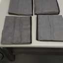 4 Pack Under Bed Storage, 90L Collapsible Closet Containers Organizers and Under Bed Storage Bins, Underbed Storage Bags for Wrapping Paper, Blanket, Towels, Clothes, Comforter, Sweaters, Linen Sheet