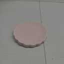 30 Pcs Large Scalloped Paper Plates 9.5 Inch Shell Edge Disposable Dinner Plates for Birthday Wedding Baby Shower Party Decorations(Light Pink)