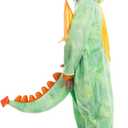 Spooktacular Creations Halloween Toddler Dragon Costume, Dinosaur Costume kids with Wings for Baby Halloween Dress Up Party (Green)