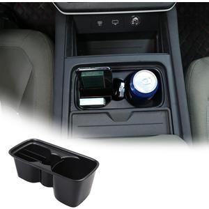 YIWANG For Land Rover Defender 110 2020 2021 Car Styling ABS Black Car Central Storage Box Phone Box Car Accessories (Style C)