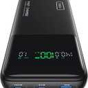 INIU 140W Power Bank, 27000mAh High Capacity Laptop Portable Charger, USB C Tablet Powerbank, Smart Digital Display Phone Charge for iPhone 17 16, Samsung, iPad, MacBook, Camping, Outdoor, Travel etc